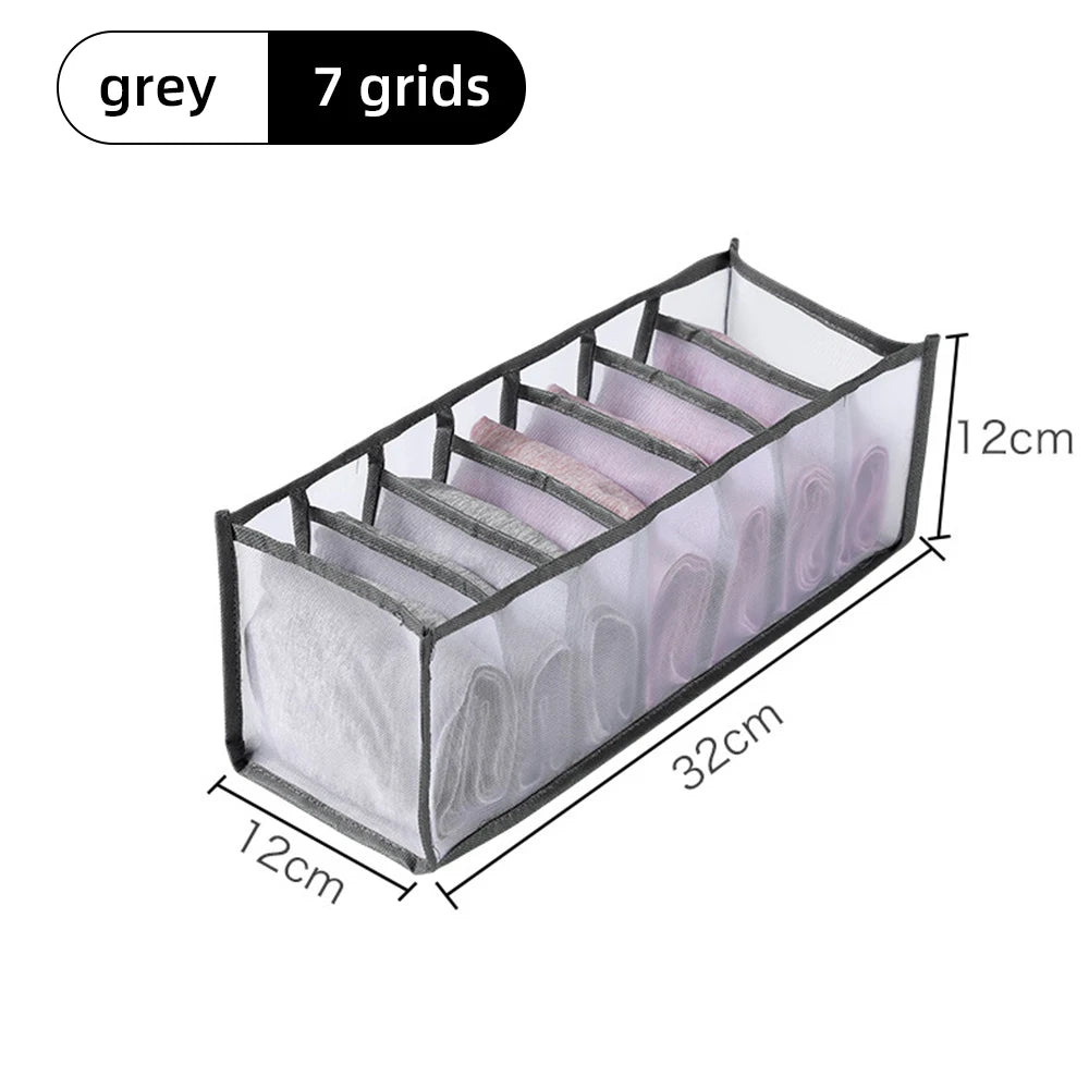 Closets Clothes Organizer Foldable Clothing Underwear Jeans Storage Box Drawer Organizer with Handles Wardrobe OrganizersDivider