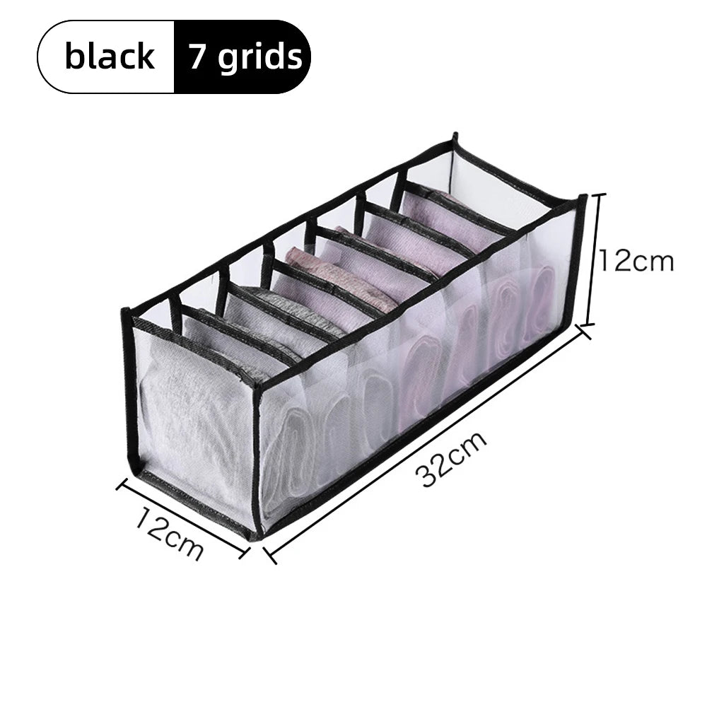 Closets Clothes Organizer Foldable Clothing Underwear Jeans Storage Box Drawer Organizer with Handles Wardrobe OrganizersDivider
